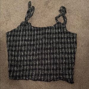 Black and White Women's Top